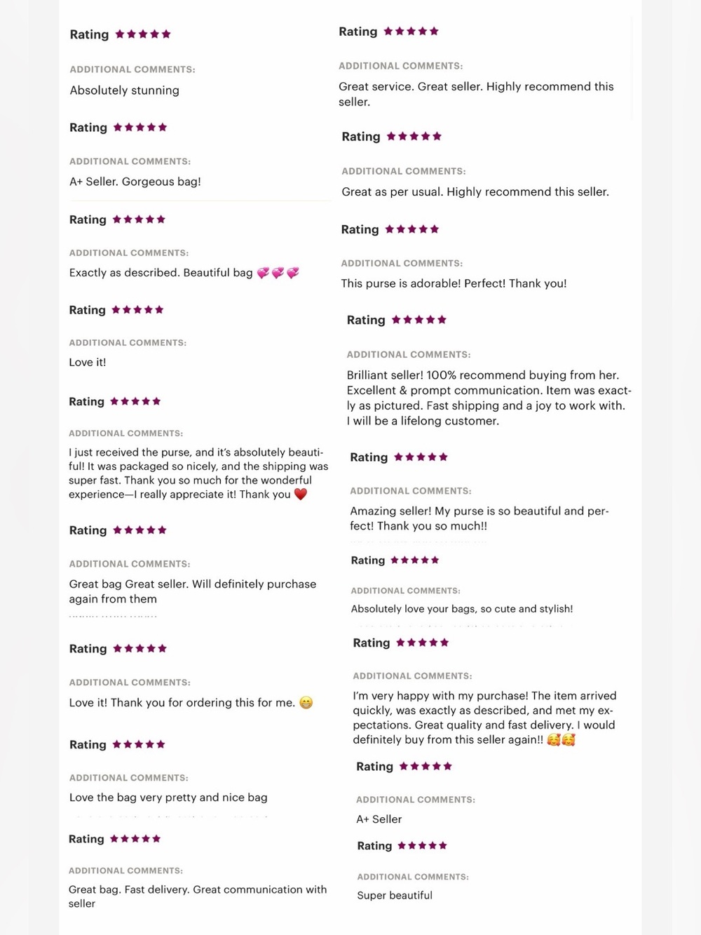⭐️5 STAR REVIEWS⭐️